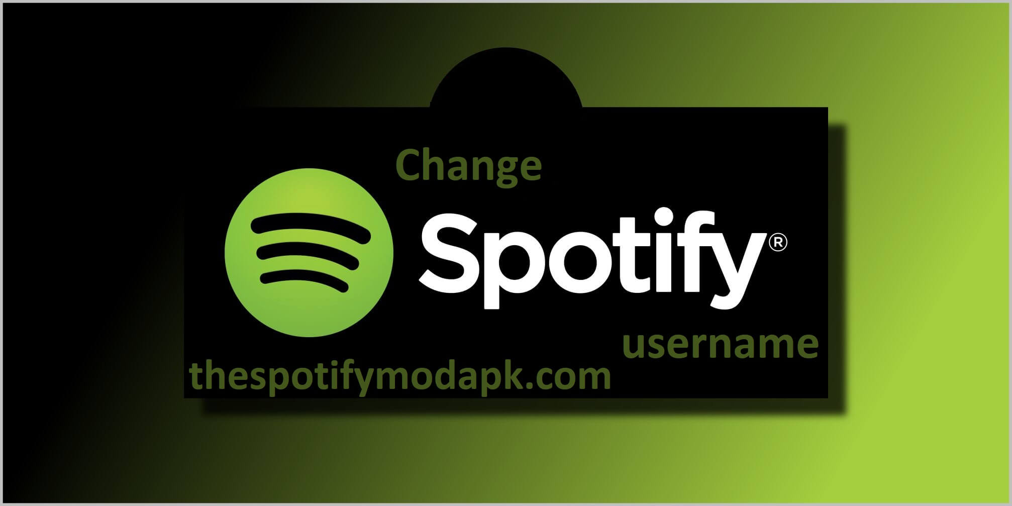 change Spotify username